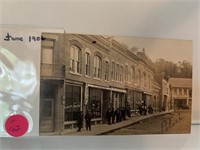 Main Street June 1906 - Potosi WI - Postcard
