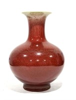 Chinese Ox Blood Glazed Vase