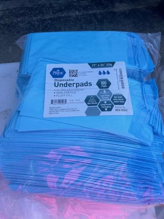 Big Bag of Disposable Underpads