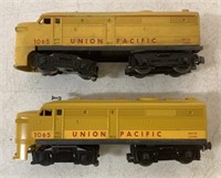 lot of 2 Lionel Union Pacific Engines