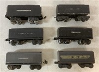 lot of 6 Lionel Coal Cars