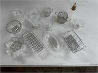 Assorted Vintage Crystal Pieces