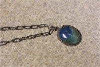 Azurite Stone Pendant