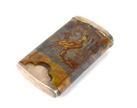 Silver Mounted Tortoise Shell Cigar Case