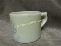 Rare Vintage Custard Glass Old Spice shaving mug