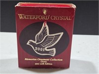Waterford Crystal Ornament Dove 2001