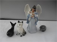 Angel figurine & more