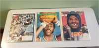 Lot of 3 Sports Illustrated magazines- A