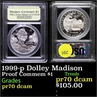 Proof 1999-p Dolley Madison Modern Commem Dollar $