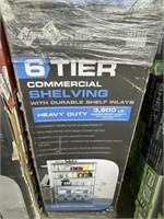 Members mark 6 tier commercial shelving