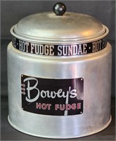 Boley's Hot Fudge Sundae Warmer Canister Ice Cream