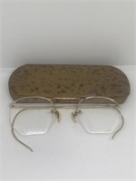 Older gold stem/bridge glasses marked 1/10 12KGF