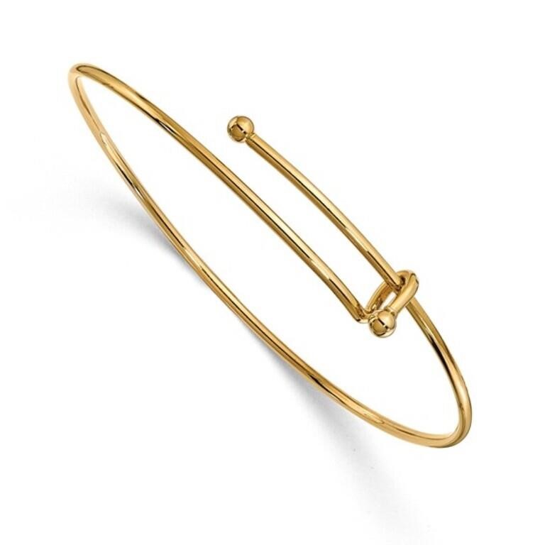 Stainless Steel Bright Gold-tone Plated Bracelet