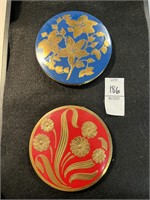 Round Enameled Compacts