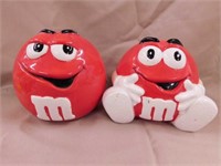 Two M&M's cookie jars