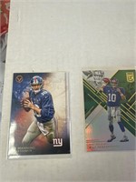 Two card Eli Manning lot