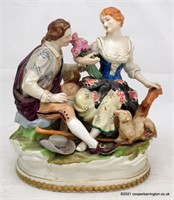 Vintage Continental  Courting Couple Figurine