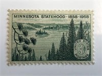 1958 3¢ Minnesota Statehood Stamp