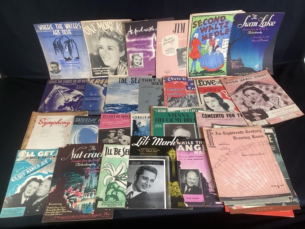 Vintage Sheet Music Collection