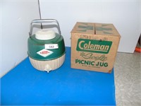 Metal Coleman Picnic Jug in Original Box