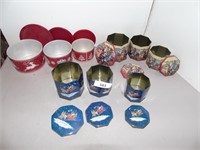 3 Christmas Nesting Tins