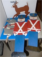 Wooden Christmas Lawn Decorations