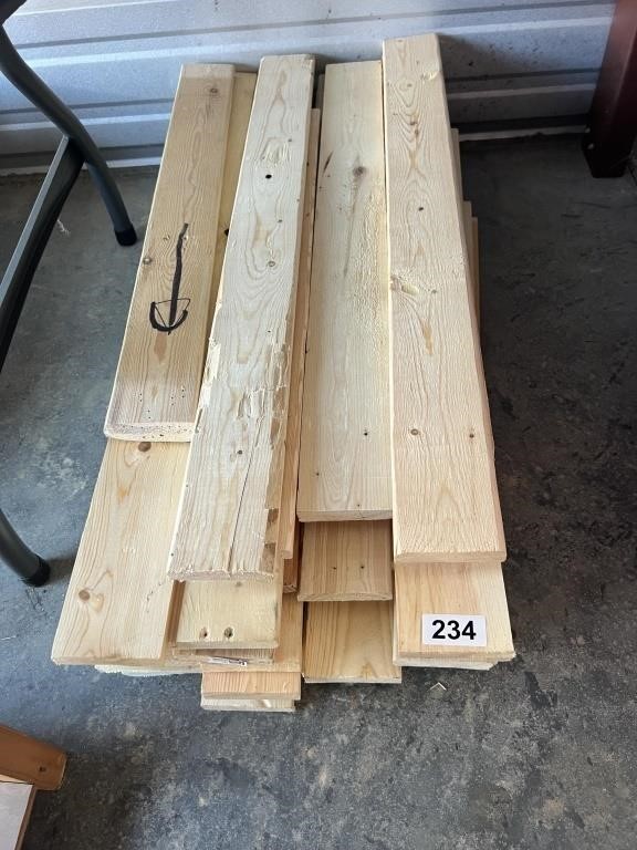 40 (1"x4") Boards, different lengths U234