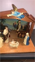 Christmas Nativity, Crèche 15”x9”