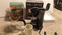 Mr.Coffee Coffemaker, Melitta Filter Drip Coffee