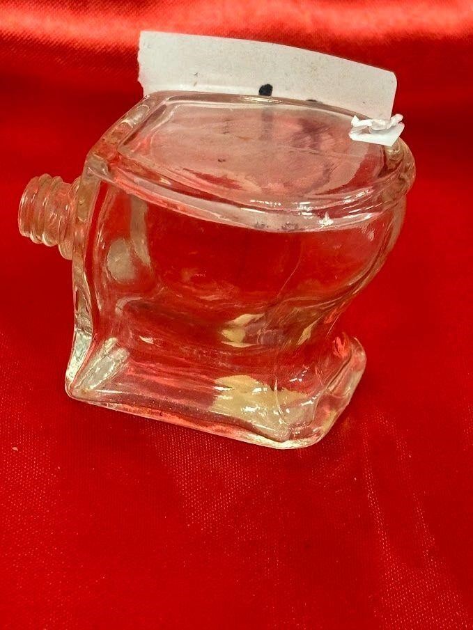 Vintage Perfume bottle, Toilet, no lid