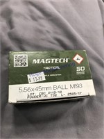 MAGTECH 5.56 X 45MM BALL M193, 50 RDS