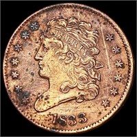 1833 Classic Head Half Cent HIGH GRADE