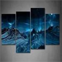 SEALED - Star Mountain Sky Art Canvas