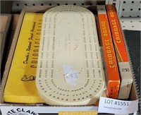 BOX OF 9 CRIBBAGE BOARDS