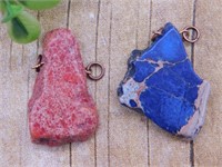 IMPRESSION JASPER PENDANTS ROCK STONE LAPIDARY SPE