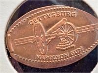 Gettysburg smashed penny token
