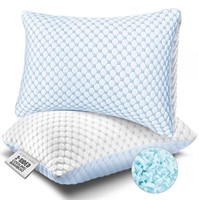 WF6256  Memory Foam Pillows, 20" X 28", 2 Pack