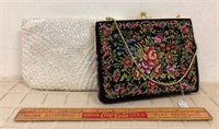 VINTAGE HAND BAGS INCLUDES BEADED