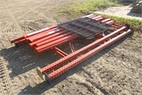 (2) Pallet Racking Uprights, Approx. 5.5Ft x 10Ft