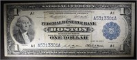 1918 $1 National Currency Note, Federal Reserve Ba