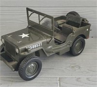 Plastic WWII Army Jeep Toy