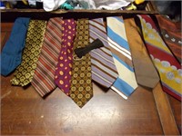 10 Vintage Ties and 1 Bow Tie