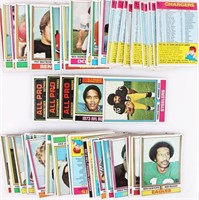 1974 TOPPS FOOTBALL COLLECTION - LOT OF 79