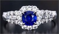Sri Lankan Sapphire 18Kt Gold Ring