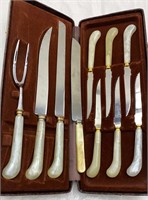 Vintage Pierre Alain Stainless Steel Knife Set