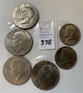 6  U.S. 1776-1976 Coins (see photo)