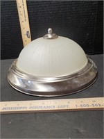 Frosted Covered Ceiling Light Fixture