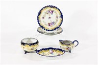 1890's Royal Nippon Porcelain Bowls, Vase, Plates