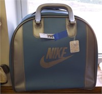Blue Nike Bowling Bag with Brunswick Pearl Bowling