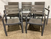 5 Plantation Prestige Stacking Patio Chairs